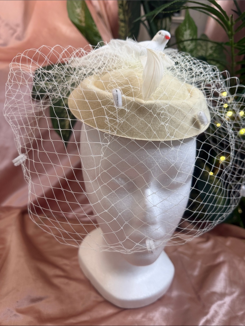 One-of-a-Kind White Dove Fascinator Derby Hat | Kentucky Derby | Tea Party